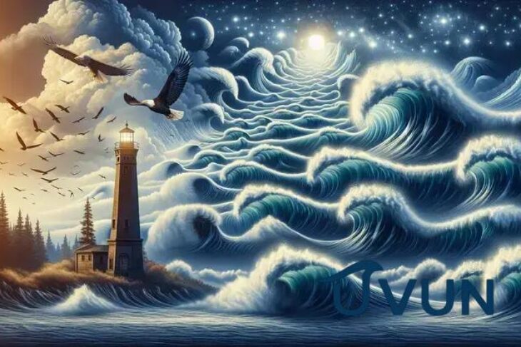 A dança das ondas como metáfora poética