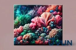 Expressões artísticas inspiradas em corais