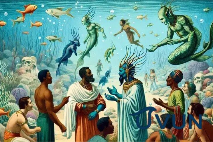 Relatos de encontros com tritões