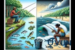 Diferenças entre pesca de água doce e salgada