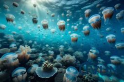Medusas e o aumento de sua população nos oceanos