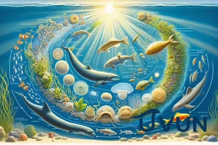 O papel do plâncton na cadeia alimentar oceânica