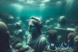 A arte das esculturas submersas