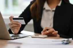 Paiement en plusieurs fois avec une carte bancaire.