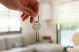 Clés d’un logement loué avec la garantie Visale.